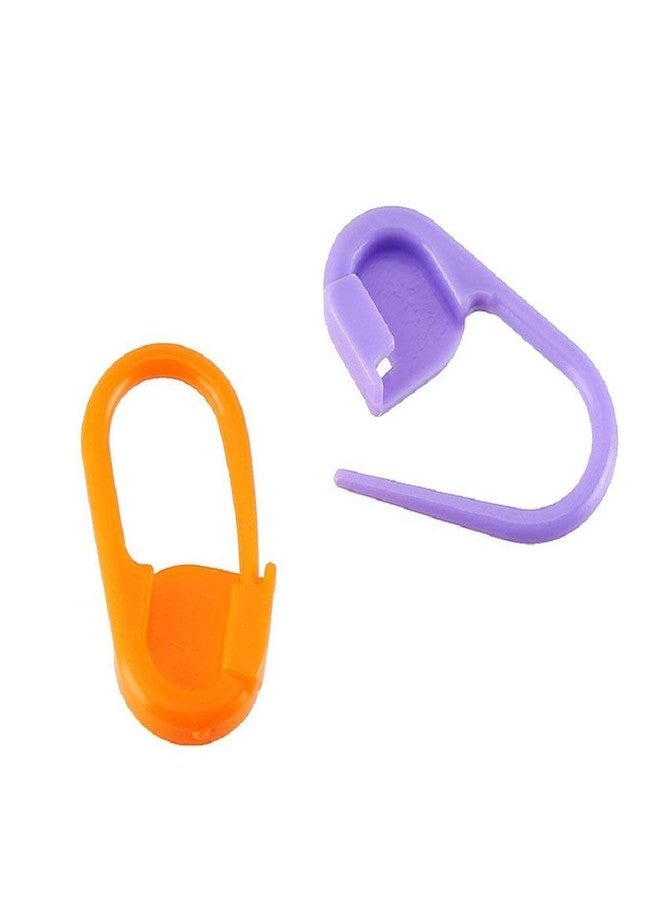M Fabrics Crochet Locking Stitch Markers for Knitting Designed to Hook into The Knitted or Crocheted Stitch so it Will not Slip Out (25 Pieces) (Pack of 1 (25 Pieces)) - Image 3